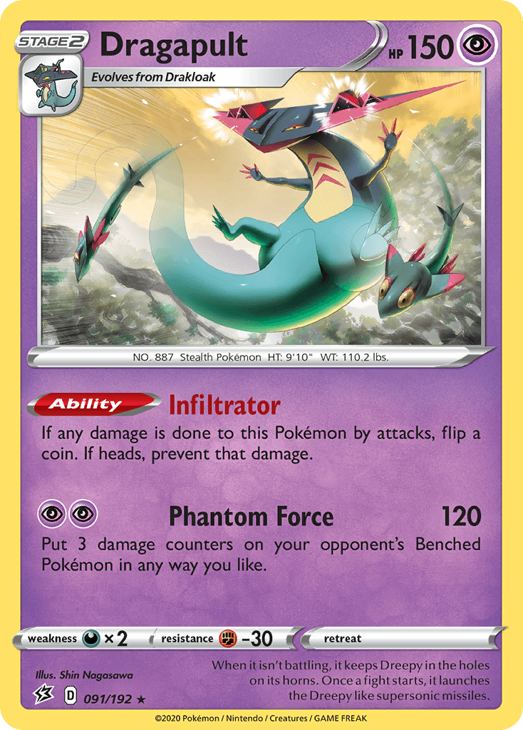 Dragapult Pokémon card