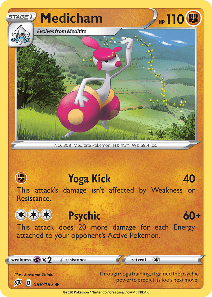 Medicham Pokémon card