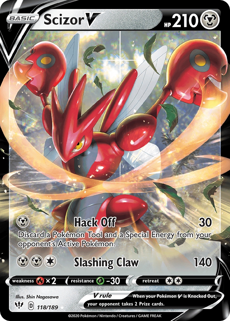 Scizor V from Darkness Ablaze