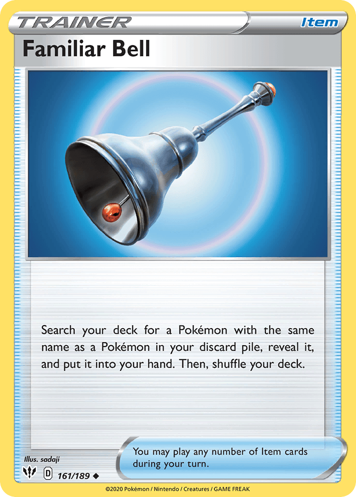 Familiar Bell Pokémon card