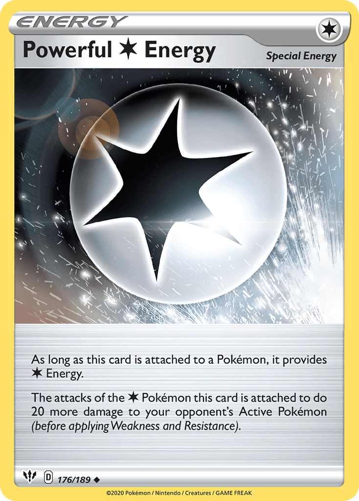 Powerful Colorless Energy Pokémon card
