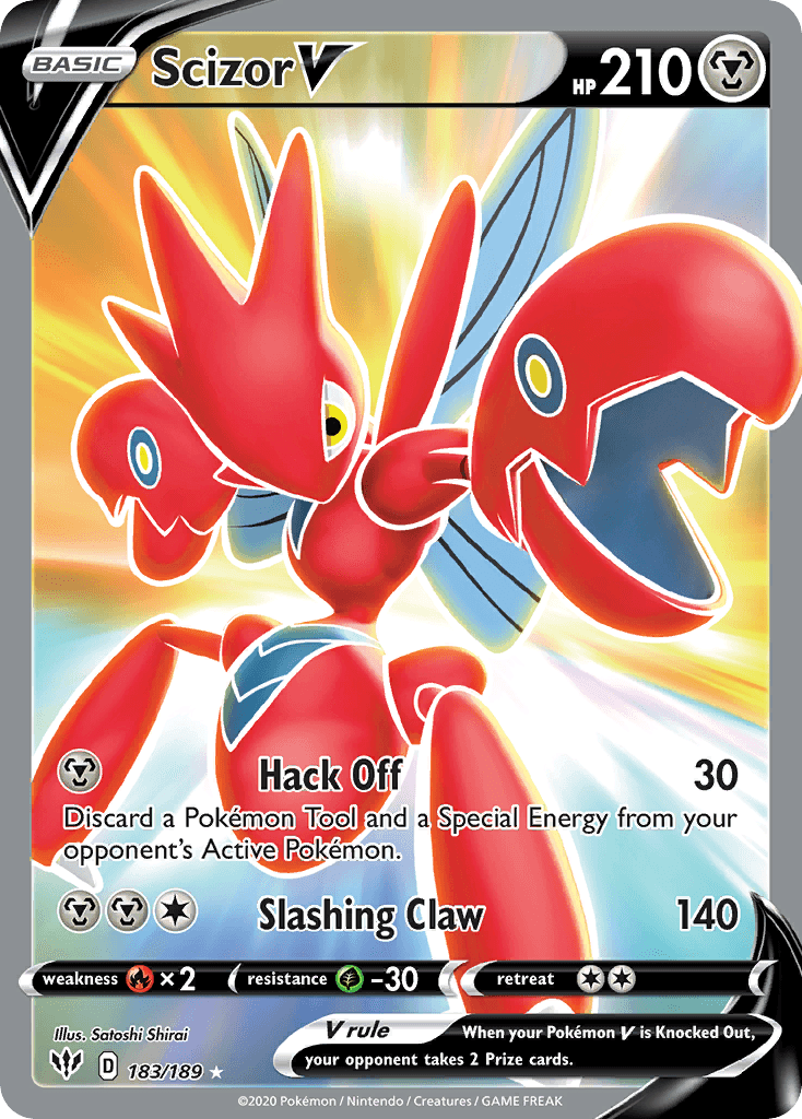 Scizor V from Darkness Ablaze