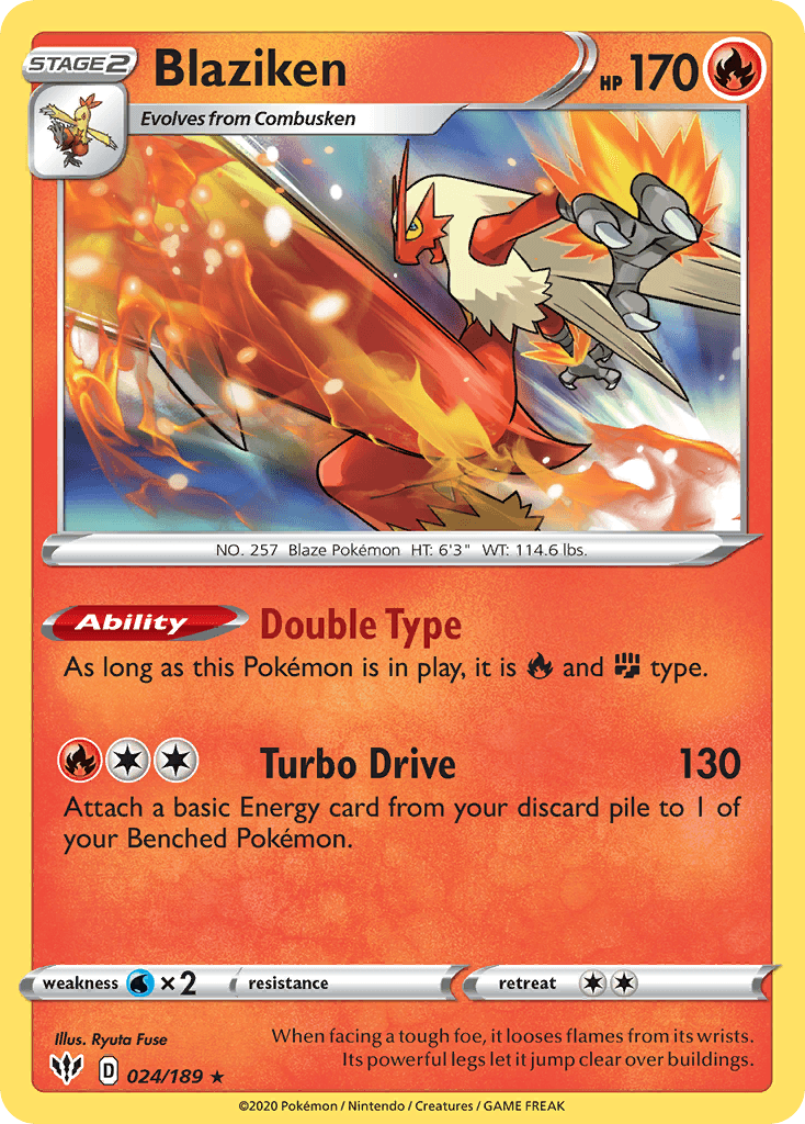 Blaziken from Darkness Ablaze