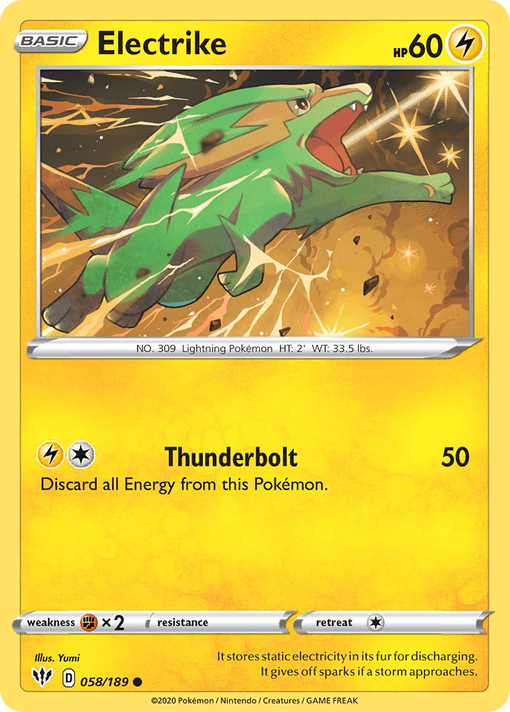 Electrike Pokémon card