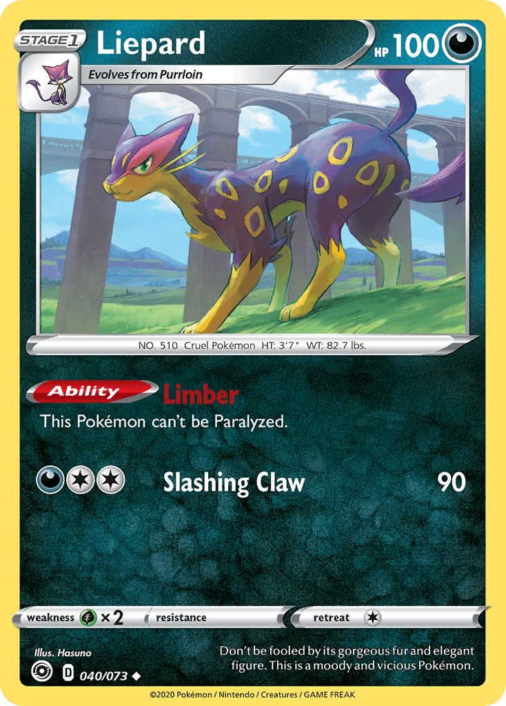 Liepard Pokémon card