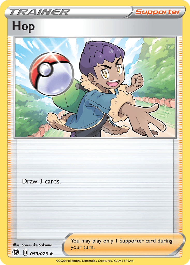 Hop Pokémon card