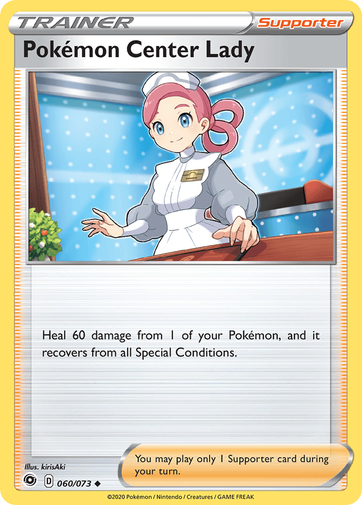 Pokémon Center Lady Pokémon card