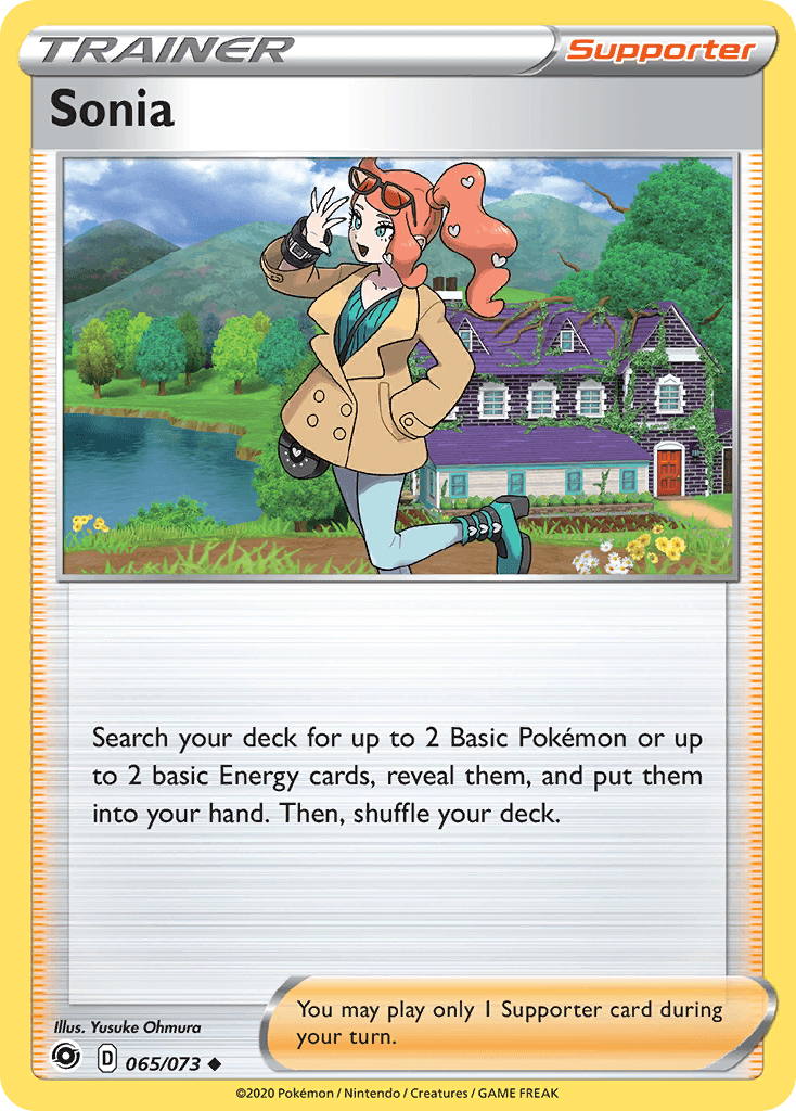 Sonia Pokémon card