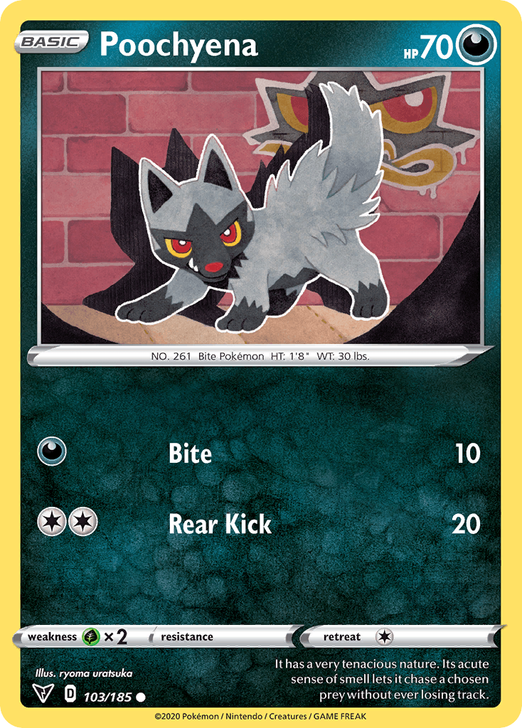 Poochyena Pokémon card
