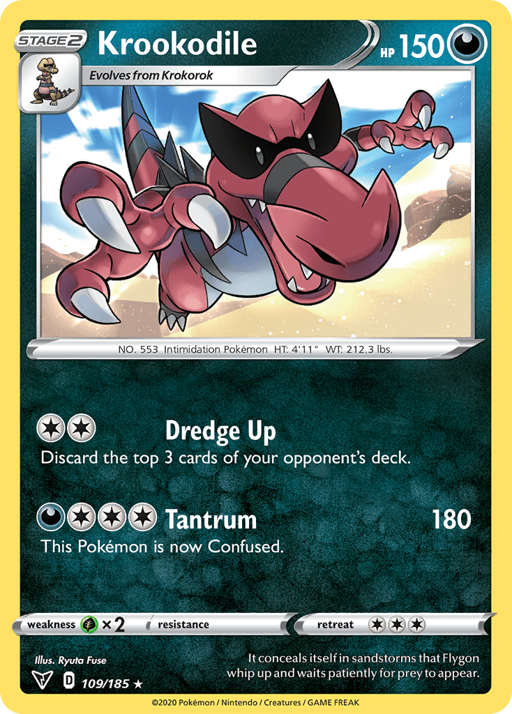 Krookodile Pokémon card