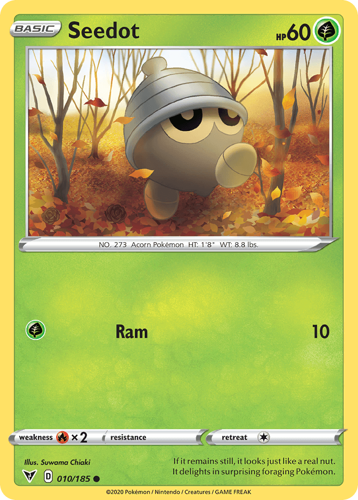 Seedot Pokémon card