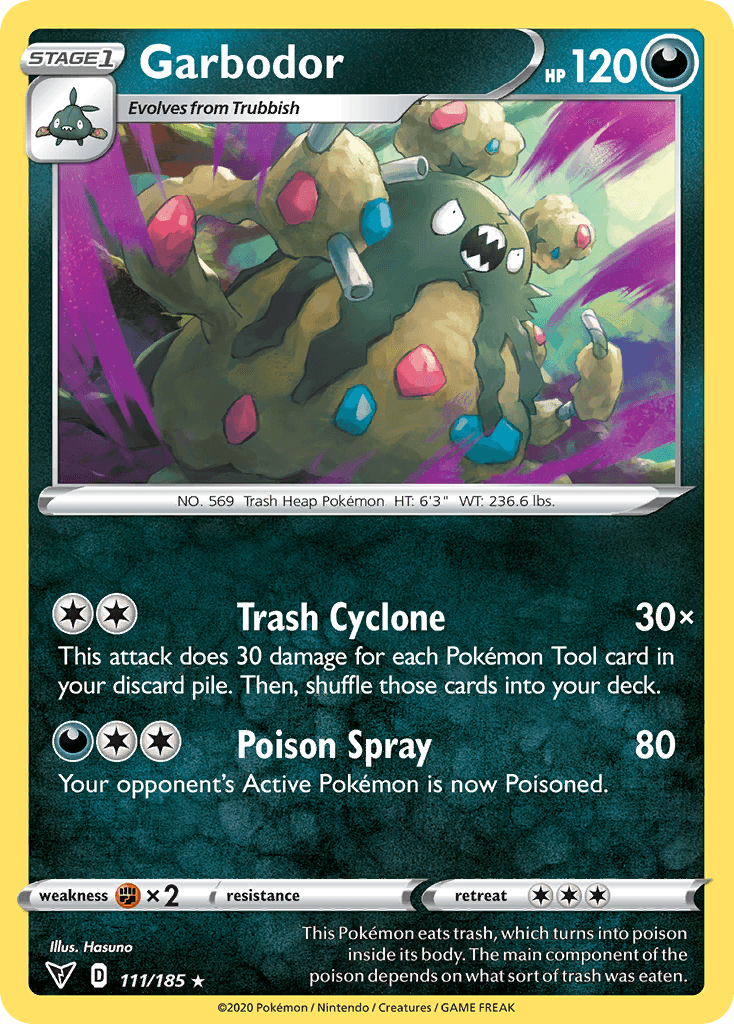 Garbodor Pokémon card