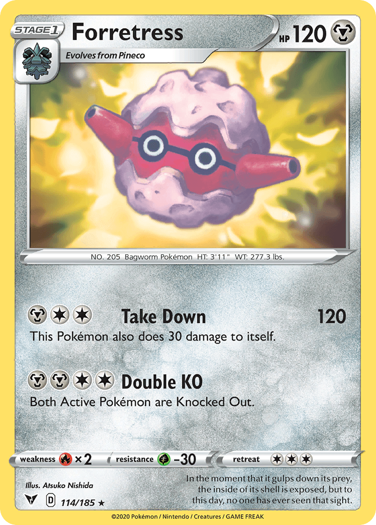 Forretress Pokémon card