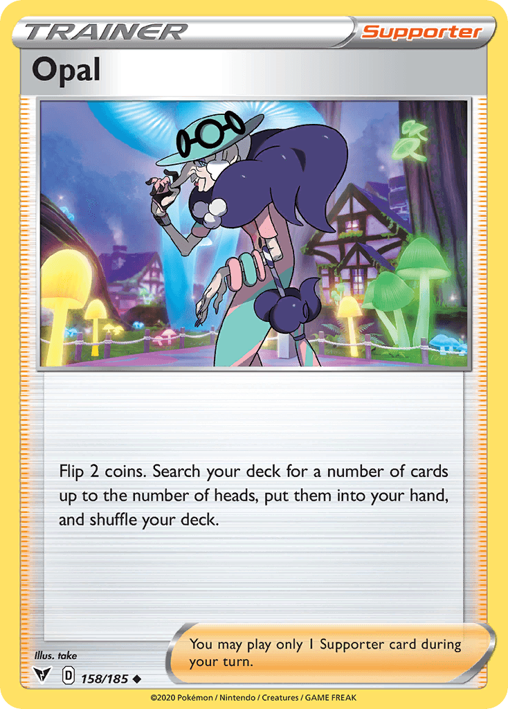 Opal Pokémon card