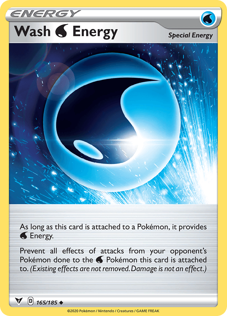 Wash Water Energy Pokémon card