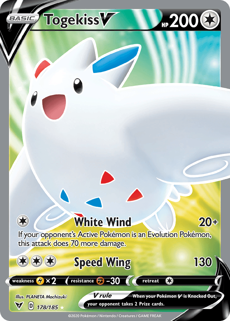 Togekiss V Pokémon card