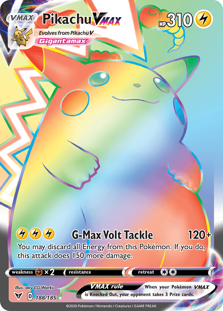 Pikachu VMAX — Rare Rainbow