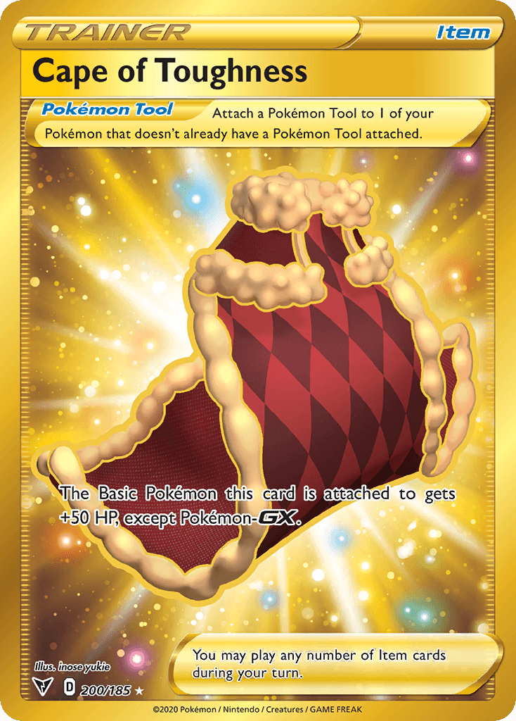 Cape of Toughness Pokémon card