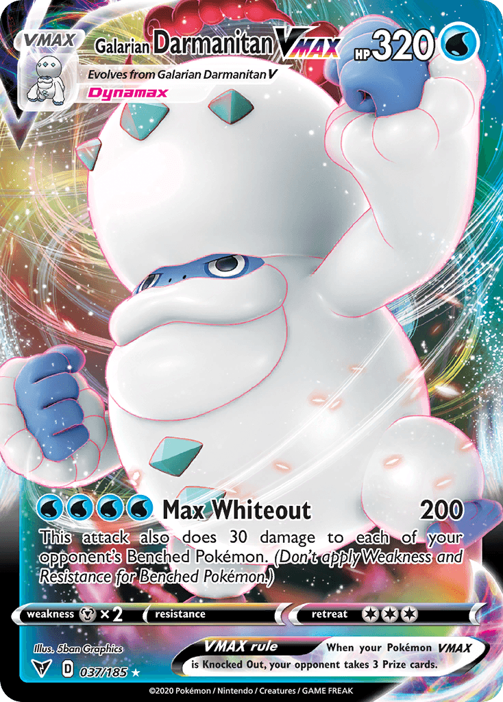 Galarian Darmanitan VMAX Pokémon card