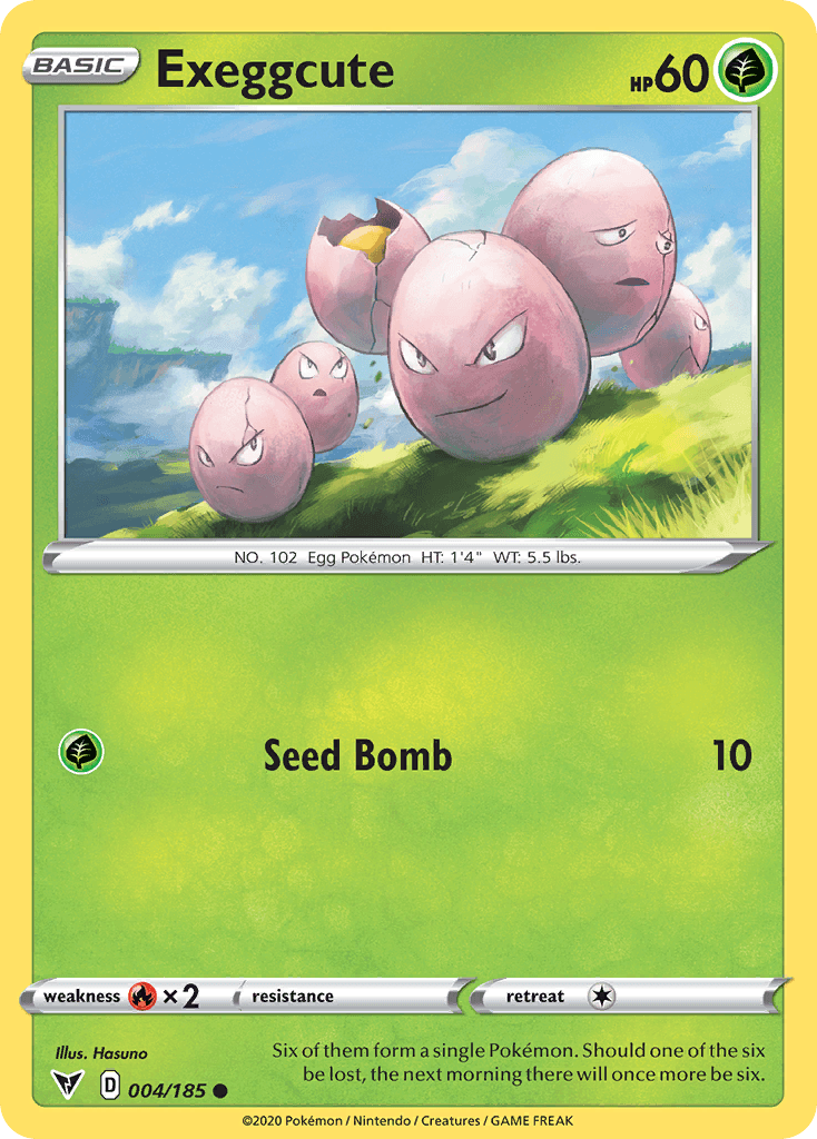 Exeggcute Pokémon card