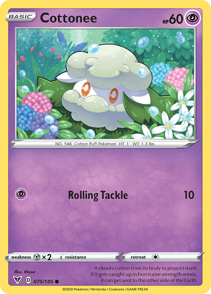 Cottonee Pokémon card