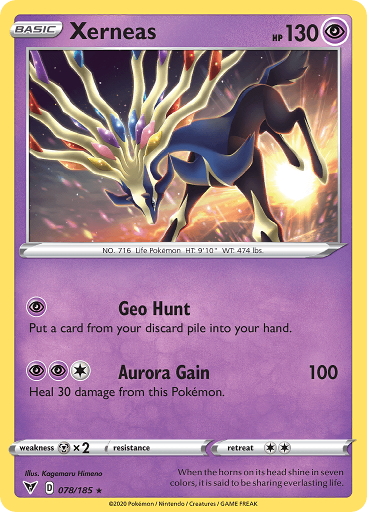 Xerneas Pokémon card