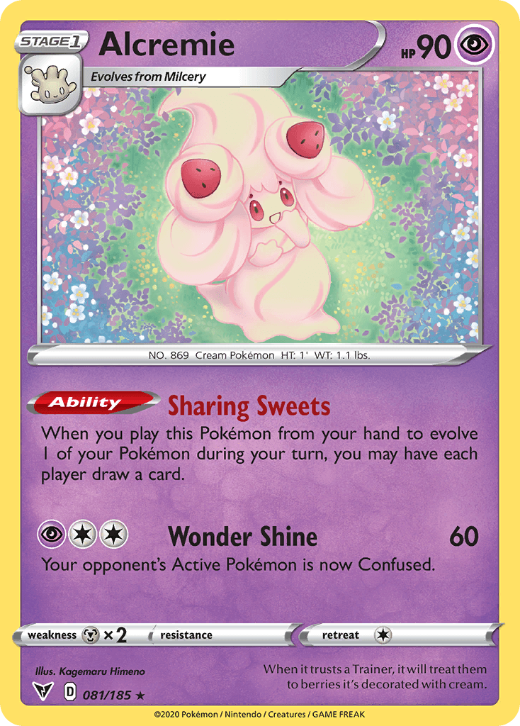 Alcremie Pokémon card