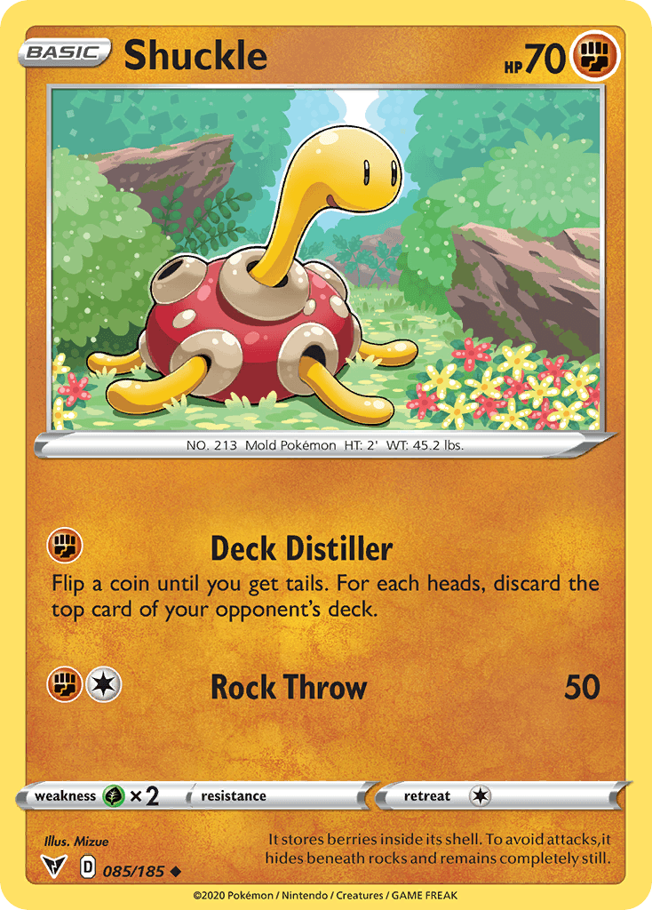 Shuckle Pokémon card