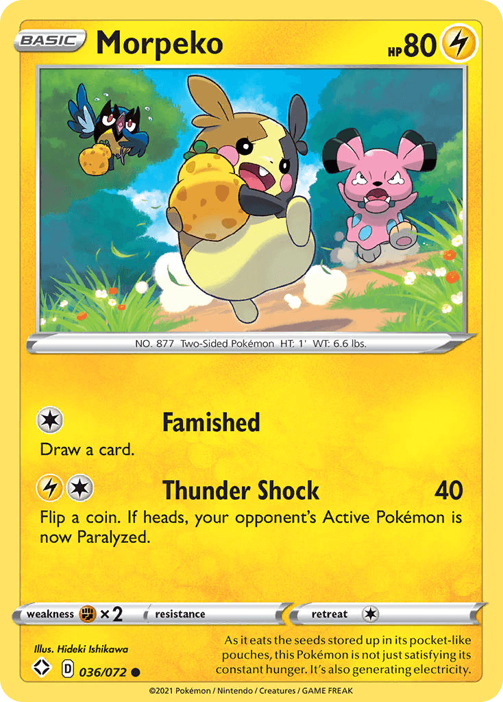 Morpeko Pokémon card