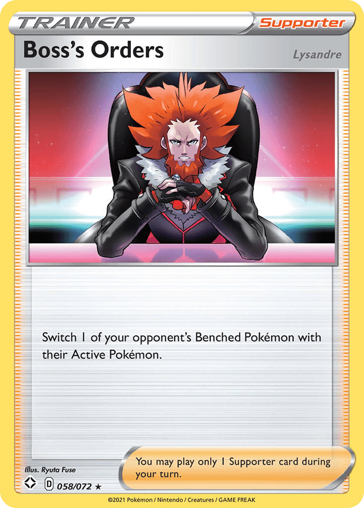 Boss's Orders Pokémon card