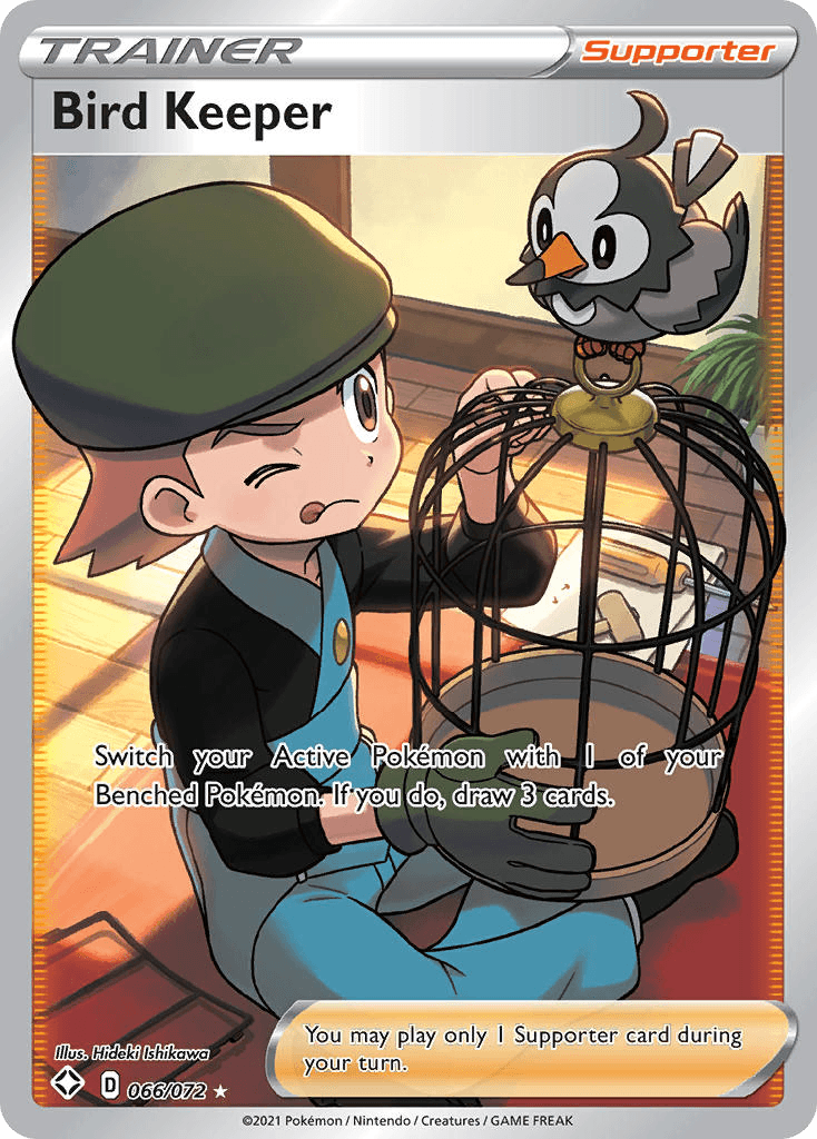 Bird Keeper Pokémon card