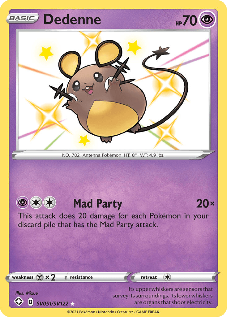 Dedenne Pokémon card