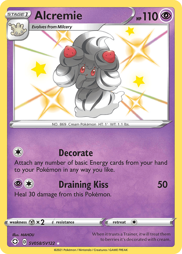 Alcremie Pokémon card
