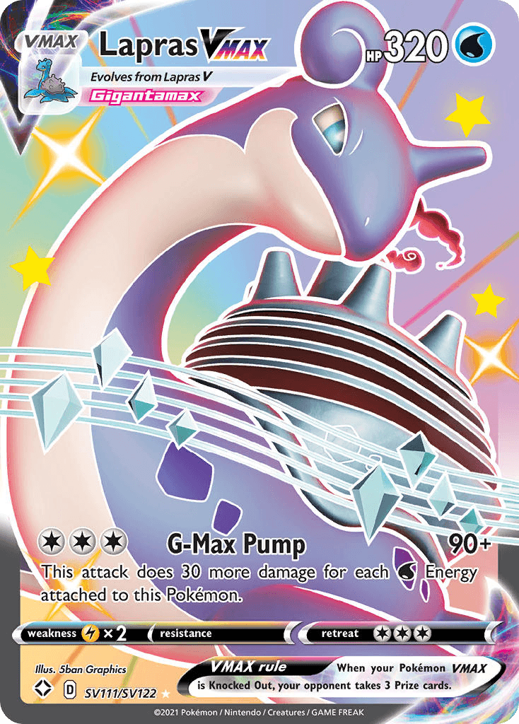 Lapras VMAX from Shining Fates Shiny Vault