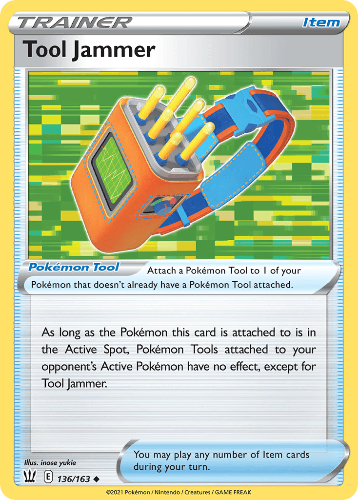 Tool Jammer Pokémon card