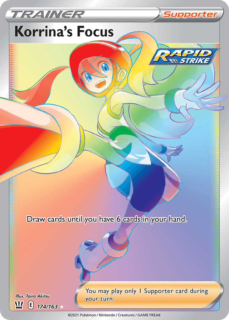 Korrina's Focus Pokémon card