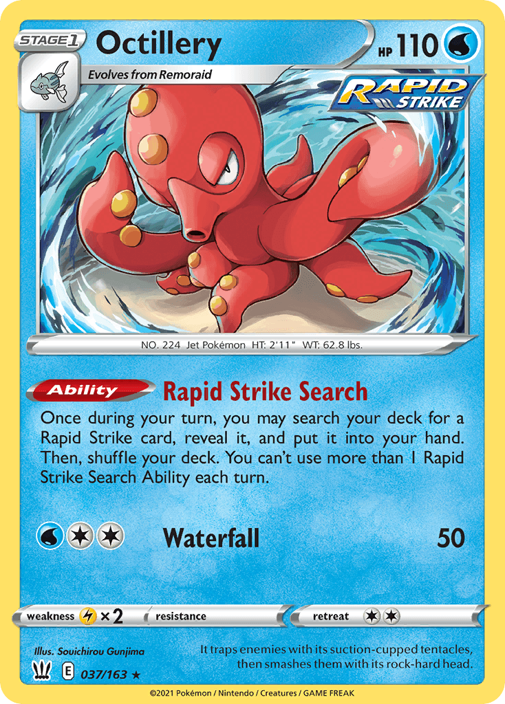 Octillery Pokémon card