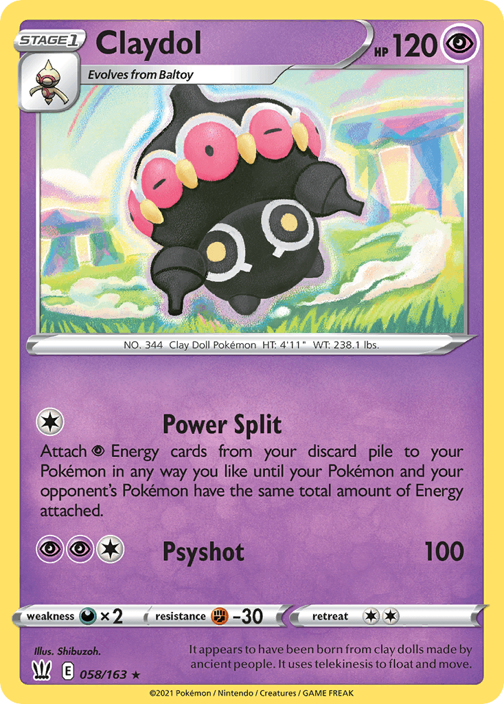 Claydol Pokémon card