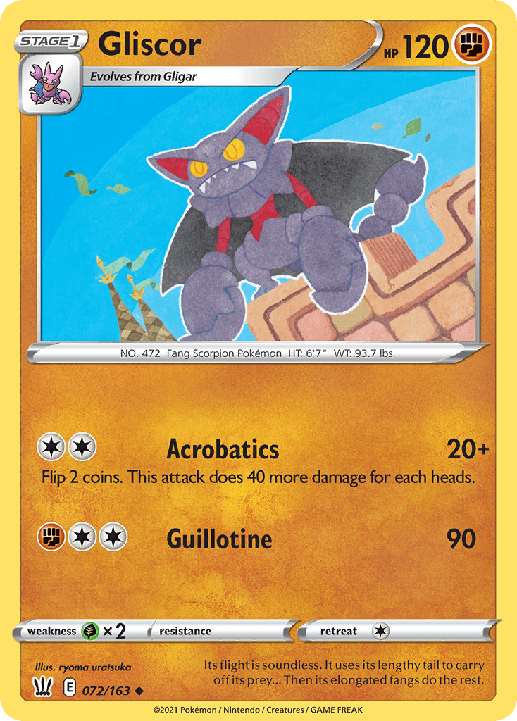 Gliscor Pokémon card