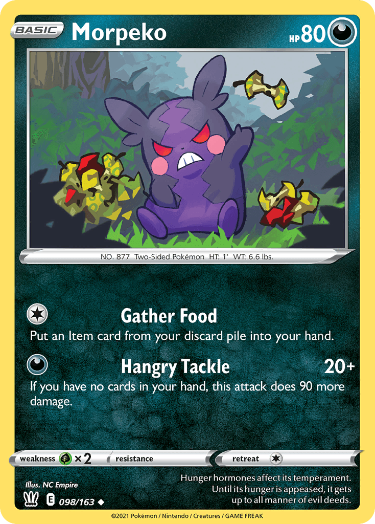 Morpeko Pokémon card