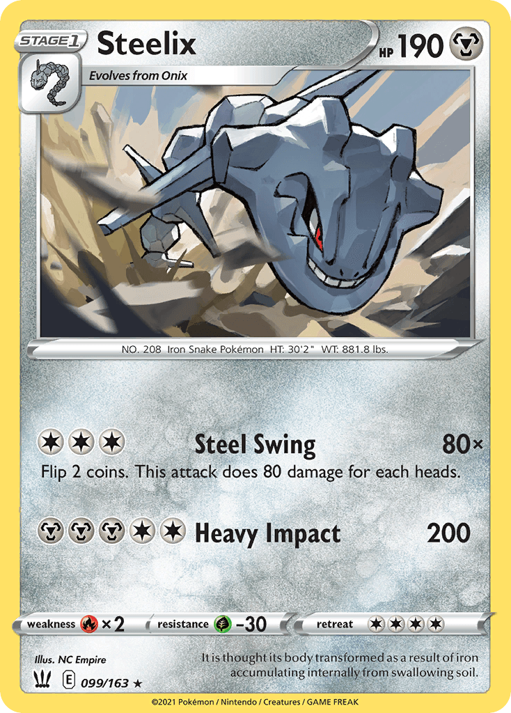 Steelix Pokémon card