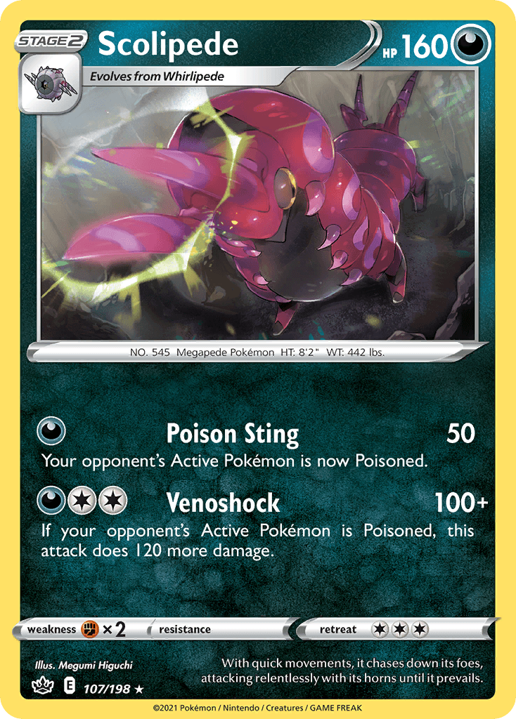 Scolipede Pokémon card