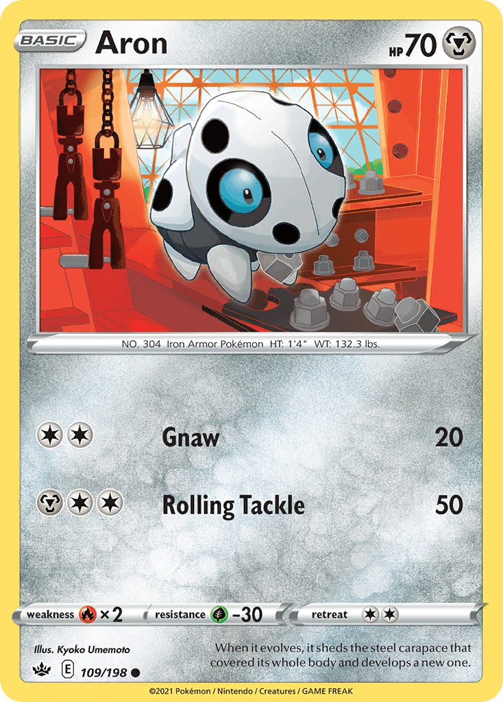 Aron Pokémon card