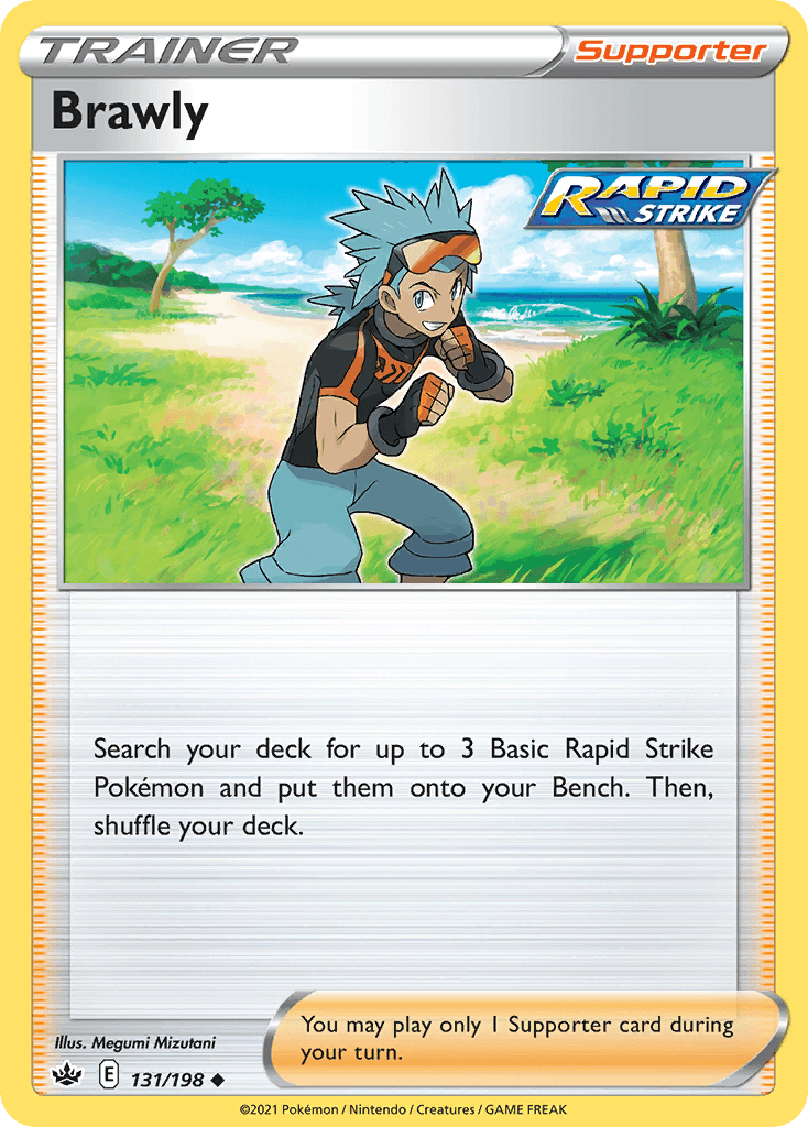 Brawly Pokémon card