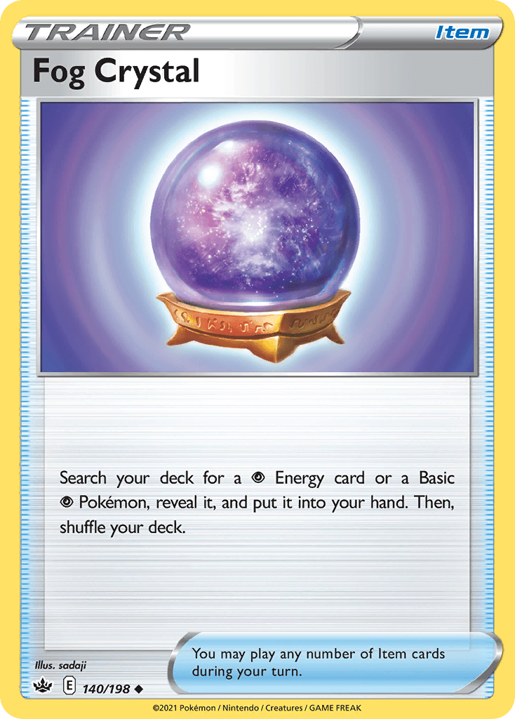 Fog Crystal Pokémon card