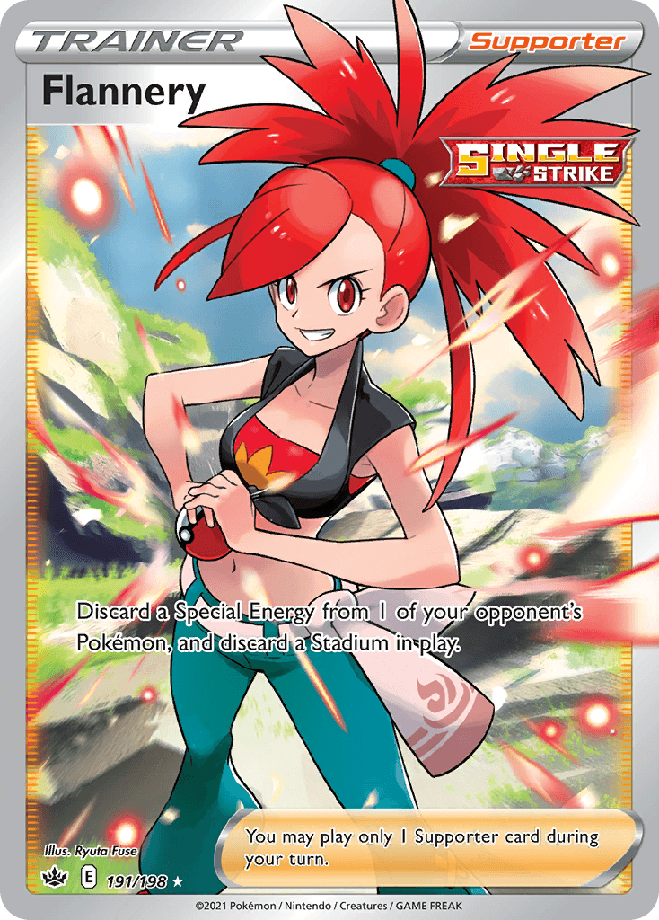 Flannery Pokémon card