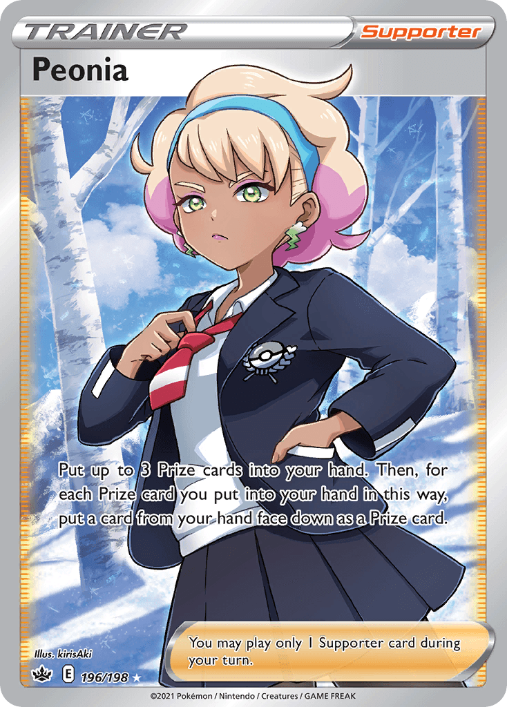 Peonia Pokémon card