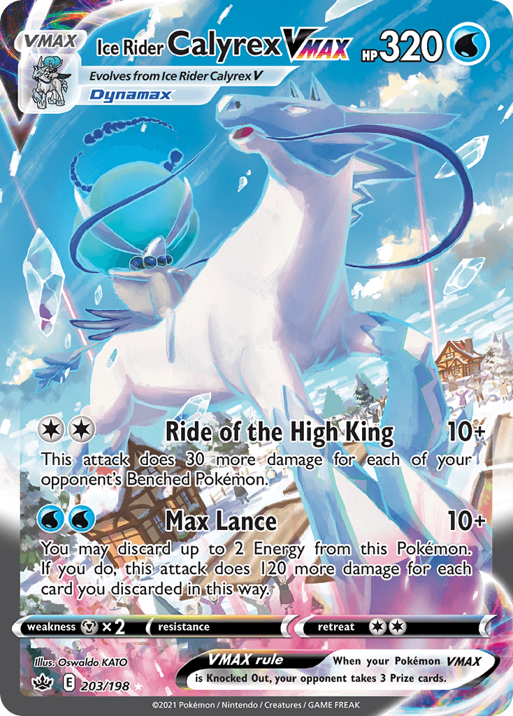 Ice Rider Calyrex VMAX — Gen 8
