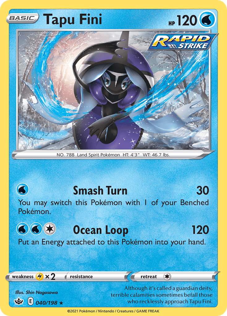 Tapu Fini Pokémon card