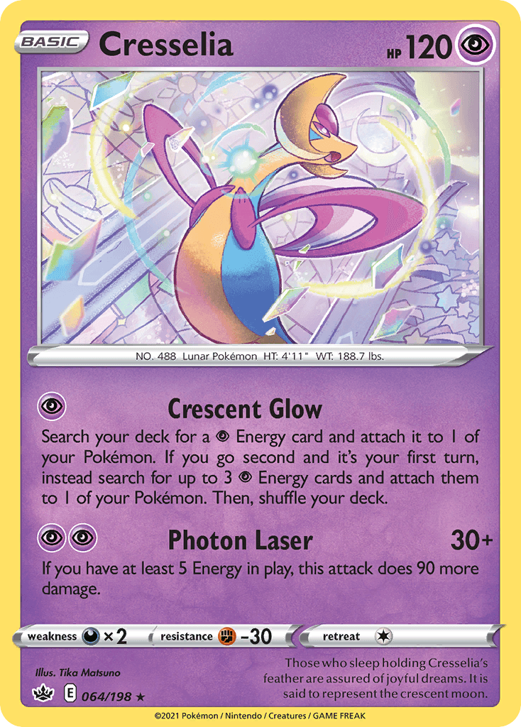 Cresselia Pokémon card